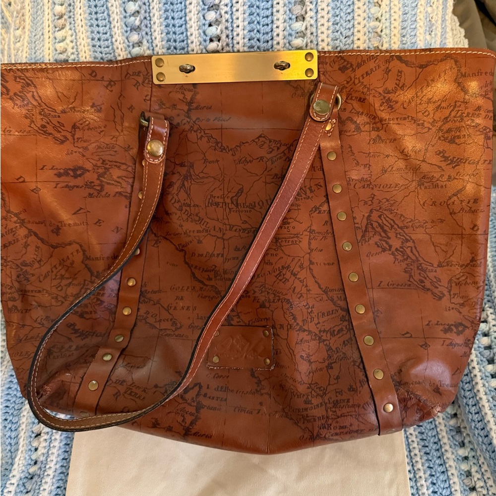 Patricia Nash Brown Leather Tote Bag